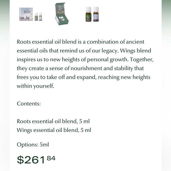 Young Living Roots & Wings Duo.  New Unopened Packaging. - Picture 7 of 8